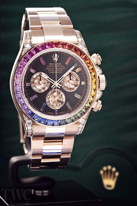 rainbow rose gold rolex|Rolex rainbow placeholder.